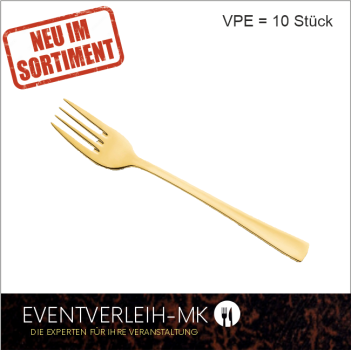 Menügabel 18/10 - Vintage/Gold